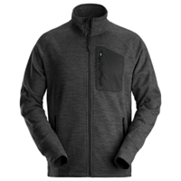 Snickers FlexiWork Black Fleece Jacket - Extra Large
